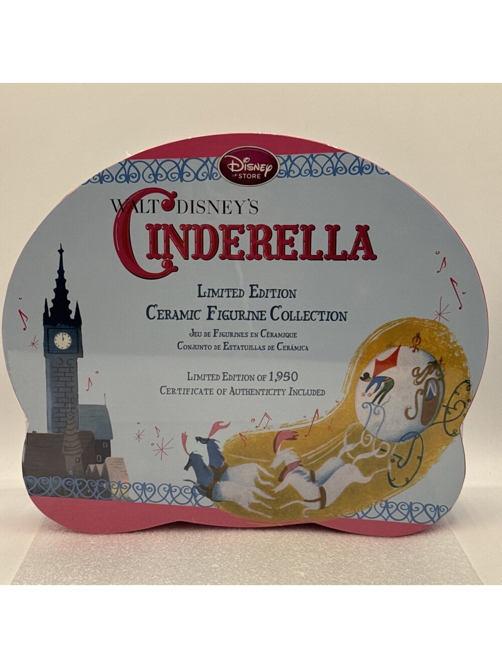Disney Store Exclusive Cinderella LE Only 1,950 Made Ceramic Figurine Collection